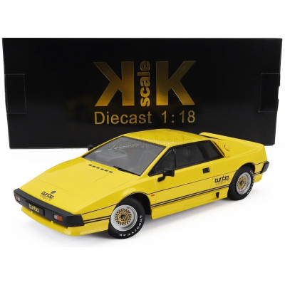 KK SCALE LOTUS ESPRIT TURBO 1981 - YELLOW BLACK 1/18