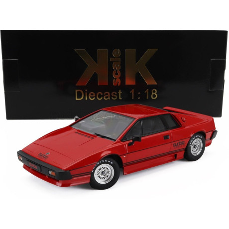 KK SCALE LOTUS ESPRIT TURBO 1981 - RED BLACK 1/18