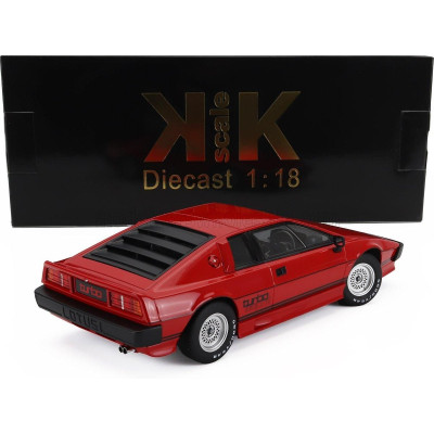 KK SCALE LOTUS ESPRIT TURBO 1981 - RED BLACK 1/18