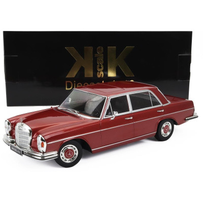 KK SCALE MERCEDES BENZ S-CLASS 300SEL 6.3 (W109) 1967-1972 - RED MET 1/18