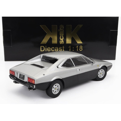 KK SCALE FERRARI DINO 308 GT4 1974 - SILVER BLACK 1/18