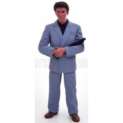 KK SCALE FIGURES RICO STANDING FOR FERRARI TESTAROSSA MKI USA VERSION 1984 - MONODADO - MONOSPECCHIO - BLUE BLACK 1/18