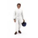 KK SCALE FIGURES STEVE STANDING FOR PORSCHE 356 A SPEEDSTER 1955 - WHITE 1/12