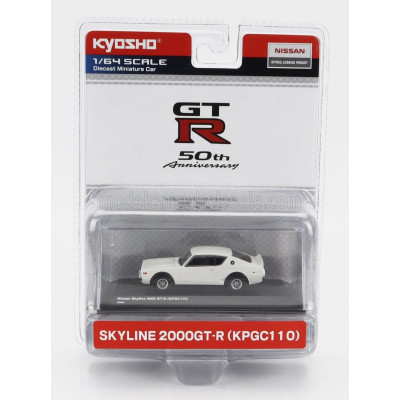 KYOSHO NISSAN SKYLINE 2000 GT-R (KPGC110) 1973 - WHITE 1/64