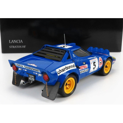KYOSHO LANCIA STRATOS HF (night version) N 5 2nd RALLY TOUR DE CORSE 1976 B.DARNICHE - A.MAHE - BLUE 1/18