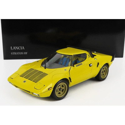 KYOSHO LANCIA STRATOS HF 1975 - YELLOW 1/18