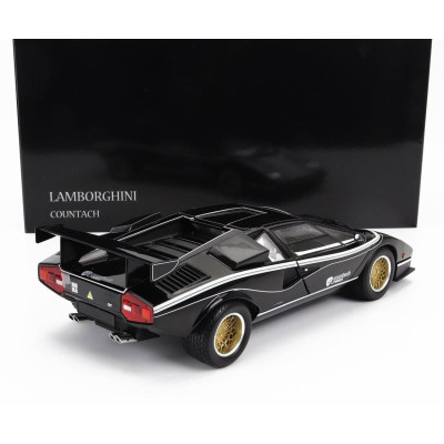 KYOSHO LAMBORGHINI COUNTACH LP500 R QUATTROVALVOLE 1982 - BLACK WHITE 1/18