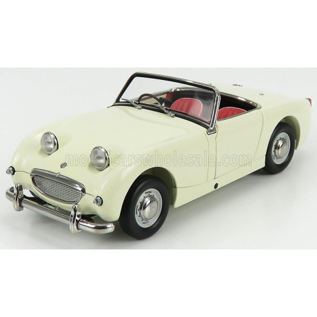 KYOSHO AUSTIN HEALEY SPRITE OPEN - SPIDER 1958 - OLD ENGLISH WHITE 1/18