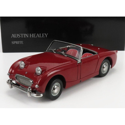 KYOSHO AUSTIN HEALEY SPRITE OPEN - SPIDER 1958 - CHERRY RED 1/18