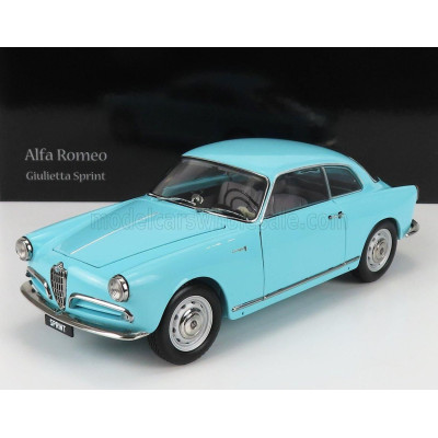 KYOSHO ALFA ROMEO GIULIETTA SPRINT COUPE 1954 - LIGHT BLUE 1/18