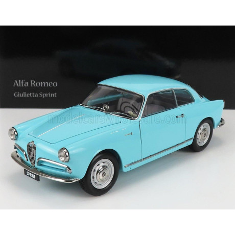 KYOSHO ALFA ROMEO GIULIETTA SPRINT COUPE 1954 - LIGHT BLUE 1/18