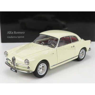 KYOSHO ALFA ROMEO GIULIETTA SPRINT COUPE 1954 - WHITE 1/18