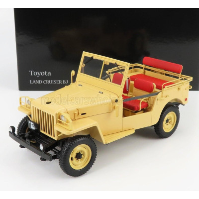 KYOSHO TOYOTA LAND CRUISER BJ 4X4 1951 - BEIGE 1/18