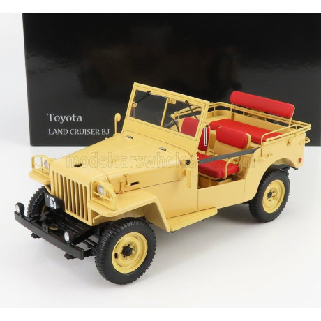 KYOSHO TOYOTA LAND CRUISER BJ 4X4 1951 - BEIGE 1/18