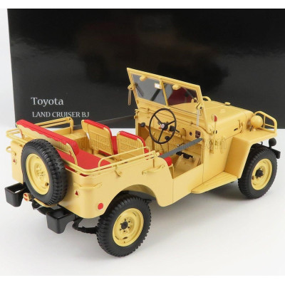 KYOSHO TOYOTA LAND CRUISER BJ 4X4 1951 - BEIGE 1/18