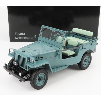 KYOSHO TOYOTA LAND CRUISER BJ 4X4 1951 - GREEN BLUE 1/18