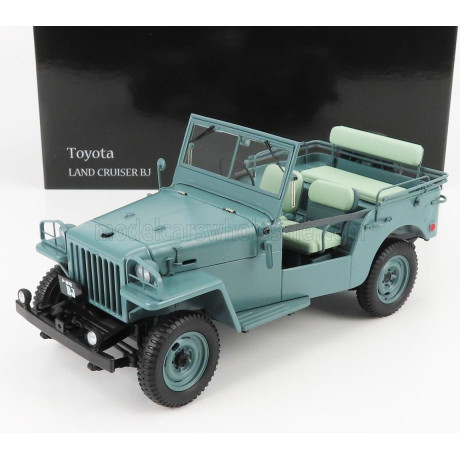 KYOSHO TOYOTA LAND CRUISER BJ 4X4 1951 - GREEN BLUE 1/18