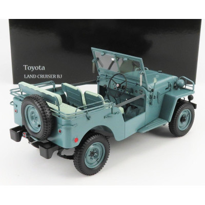 KYOSHO TOYOTA LAND CRUISER BJ 4X4 1951 - GREEN BLUE 1/18