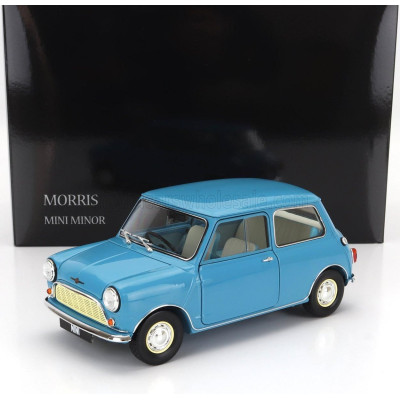KYOSHO MORRIS MINI MINOR 1964 - CLIPPER BLUE 1/18
