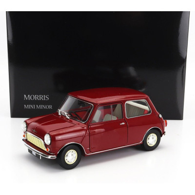KYOSHO MORRIS MINI MINOR 1964 - CHERRY RED 1/18