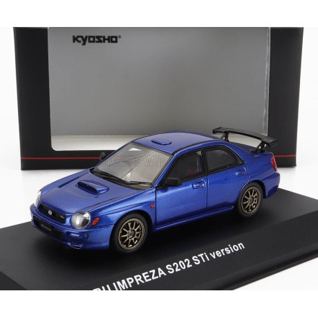 KYOSHO SUBARU IMPREZA (S202) 2002 - BLUE 1/43