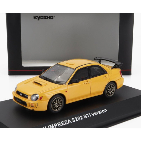 KYOSHO SUBARU IMPREZA (S202) 2002 - YELLOW 1/43