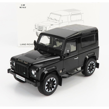 LCD MODEL LAND ROVER DEFENDER 90 WORKS V8 70th EDITION 2018 - BLACK 1/18
