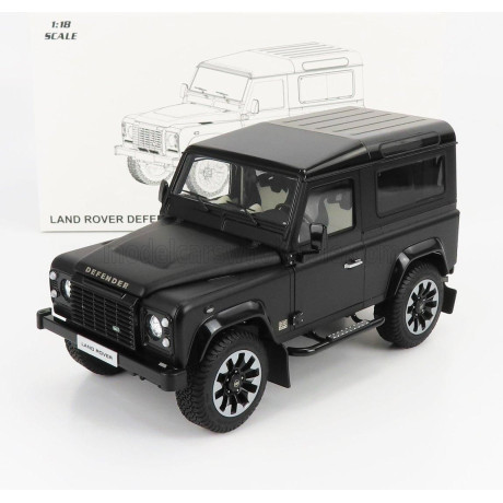LCD MODEL LAND ROVER DEFENDER 90 WORKS V8 70th EDITION 2018 - MATT BLACK 1/18