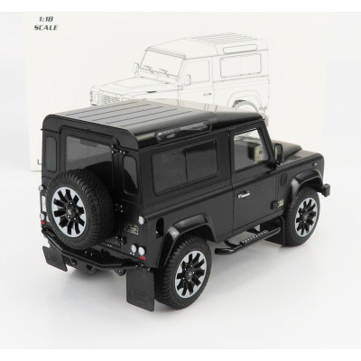 LCD MODEL LAND ROVER DEFENDER 90 WORKS V8 70th EDITION 2018 - MATT BLACK 1/18