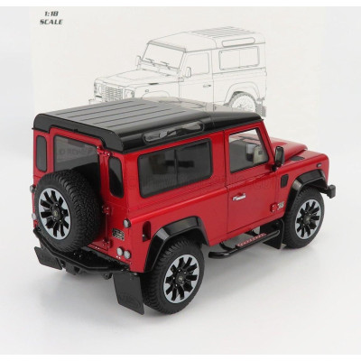 LCD MODEL LAND ROVER DEFENDER 90 WORKS V8 70th EDITION 2018 - RED 1/18