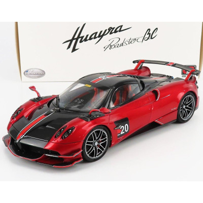 LCD MODEL PAGANI HUAYRA BC ROADSTER N 20 2017 - RED BLACK 1/18