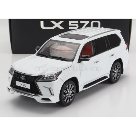 LCD MODEL LEXUS LX570 2022 - WHITE 1/18