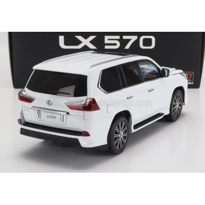 LCD MODEL LEXUS LX570 2022 - WHITE 1/18