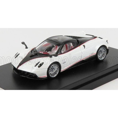 LCD MODEL PAGANI HUAYRA ROADSTER 2018 - WHITE PEARL MET 1/64