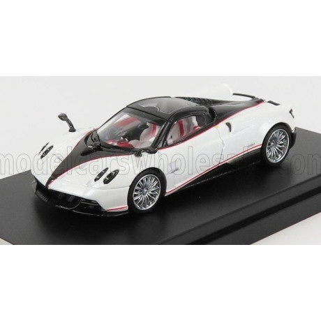 LCD MODEL PAGANI HUAYRA ROADSTER 2018 - WHITE PEARL MET 1/64