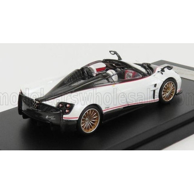 LCD MODEL PAGANI HUAYRA ROADSTER 2018 - WHITE PEARL MET 1/64