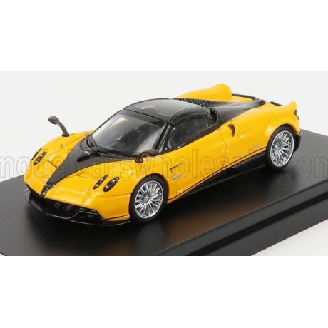 LCD MODEL PAGANI HUAYRA ROADSTER 2018 - YELLOW BLACK 1/64