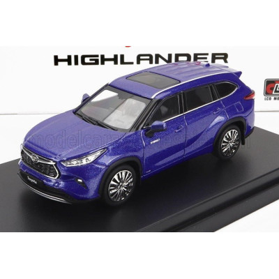 LCD MODEL TOYOTA HIGHLANDER 2022 - BLUE 1/64