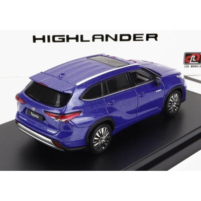 LCD MODEL TOYOTA HIGHLANDER 2022 - BLUE 1/64