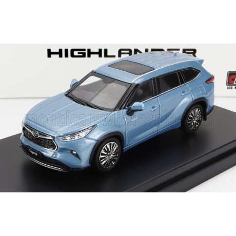 LCD MODEL TOYOTA HIGHLANDER 2022 - MOONDUST BLUE 1/64