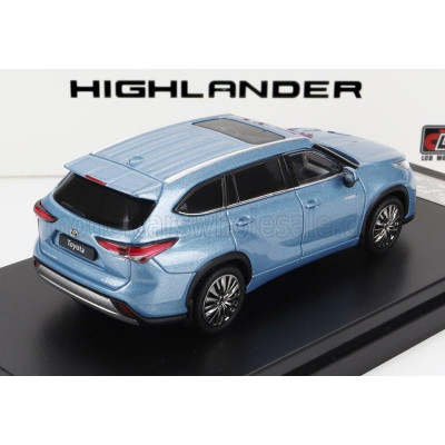 LCD MODEL TOYOTA HIGHLANDER 2022 - MOONDUST BLUE 1/64