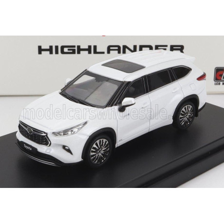LCD MODEL TOYOTA HIGHLANDER 2022 - WHITE 1/64