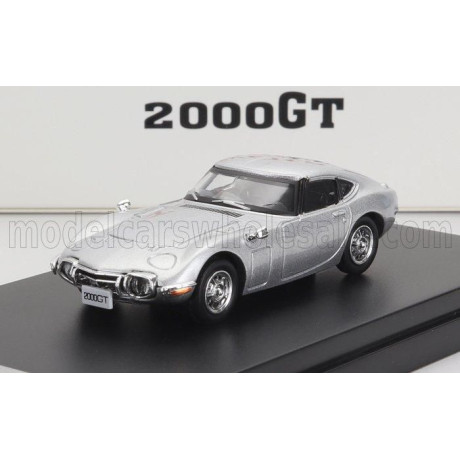 LCD MODEL TOYOTA 2000GT COUPE 1967 - SILVER 1/64
