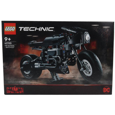 LEGO BATMAN LEGO TECHNIC - THE BATMAN BATCYCLE - MOTORCYCLE - THE BATMAN MOVIE - 641 PEZZI - 641 PIECES - BLACK