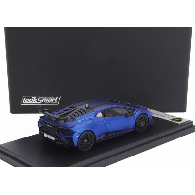LOOKSMART LAMBORGHINI HURACAN STO LP640-2 2021 - BLU AEGEUS - MATT BLUE 1/43