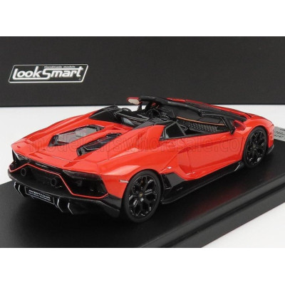 LOOKSMART LAMBORGHINI AVENTADOR LP780-4 ULTIMAE ROADSTER 2021 - ARANCIO XANTO - ORANGE 1/43