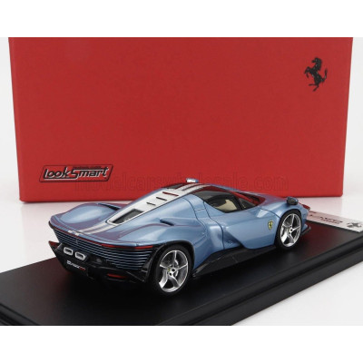 LOOKSMART FERRARI DAYTONA SP3 CLOSED ROOF 2022 - AVIO MET - LIGHT BLUE MET 1/43