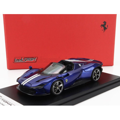 LOOKSMART FERRARI DAYTONA SP3 OPEN ROOF 2022 - BLU ELETTRICO - BLUE MET 1/43