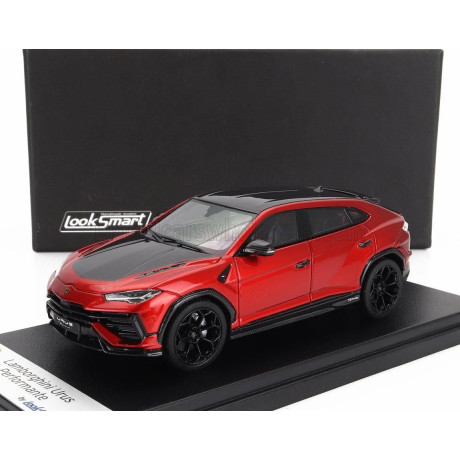 LOOKSMART LAMBORGHINI URUS PERFORMANTE 2022 - ROSSO EFESTO - RED CARBON 1/43