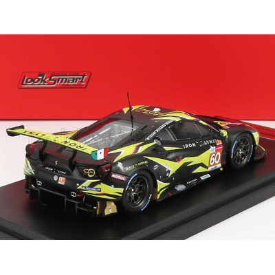 LOOKSMART FERRARI 488 GTE IRON LYNX TEAM N 60 24h LE MANS 2021 RAFFAELE GIAMMARIA - PAOLO RUBERTI - CLAUDIO SCHIAVONI - MATT BLA